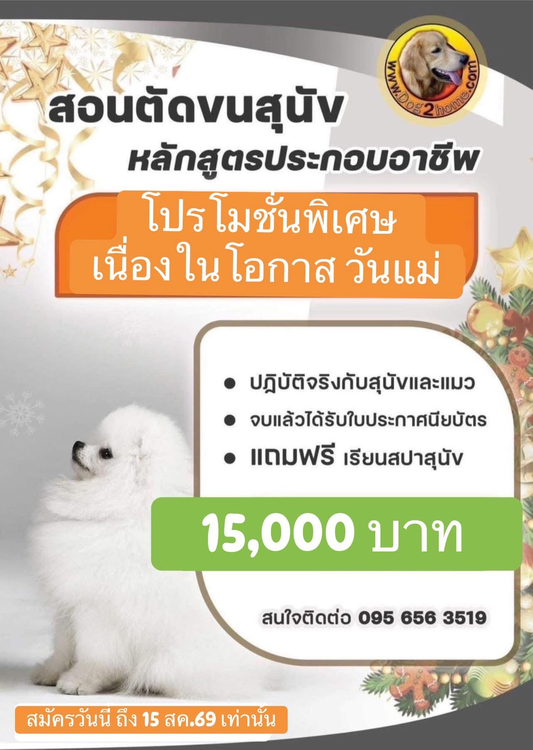 สอนตัดขนสุนัข
